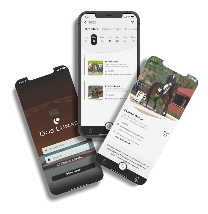 ejemplo de crear una app para Dos Lunas Polo Club