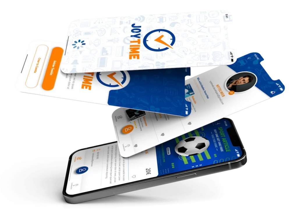 ejemplo de crear una app para joy time