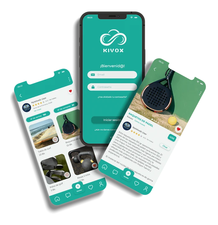 ejemplo de crear una app para kivox