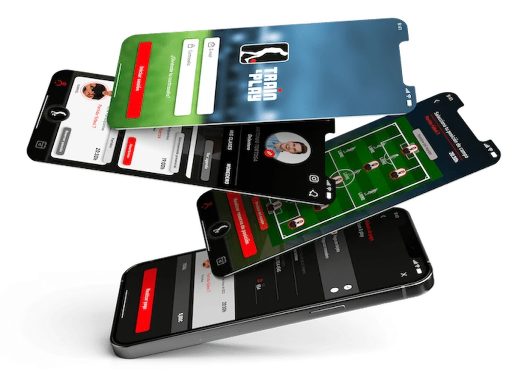 ejemplo de crear una app para train and play