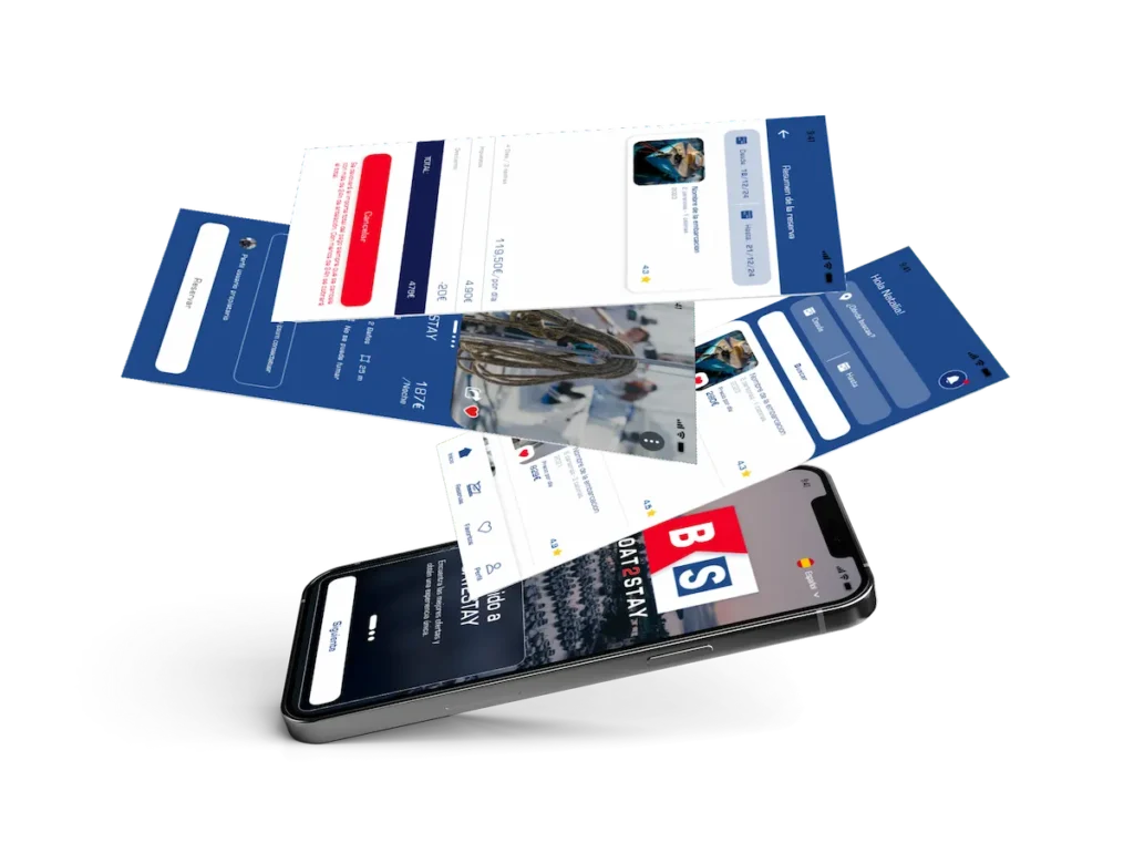 ejemplo de desarrollo de una app para Boat2stay