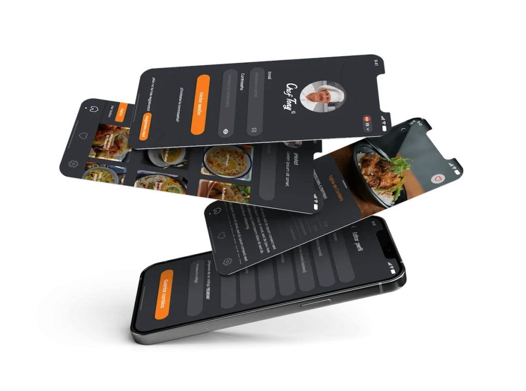ejemplo de desarrollo de una app para Chef Tony