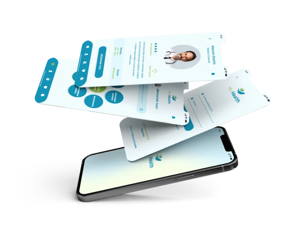 ejemplo de desarrollo de una app para My Healt