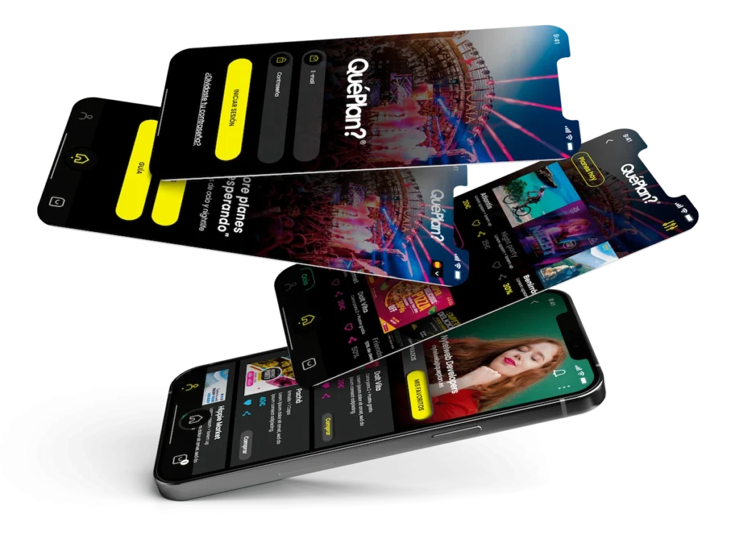 ejemplo de desarrollo de una app para Qué plan?