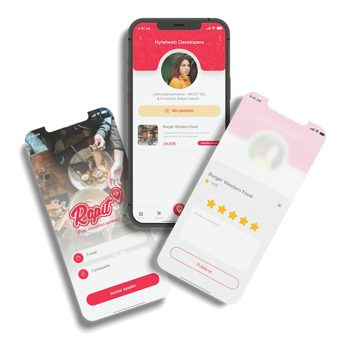 ejemplo de desarrollo de una app para rapit