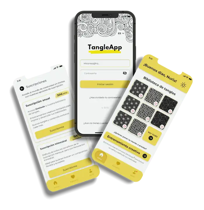 ejemplo de desarrollo de una app para TangleApp