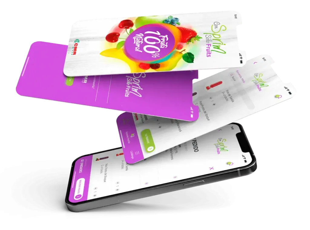 ejemplo de crear una app para sprim fruits