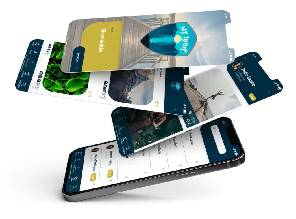 ejemplo de desarrollo de una app para my land