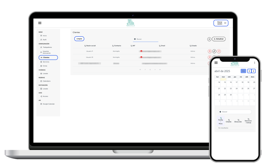Desarrollo web Kominplis