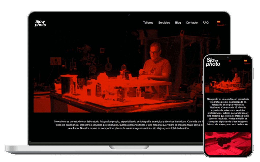 Desarrollo web Slowphoto
