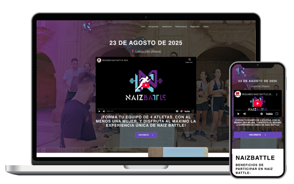 Desarrollo web naizbattle